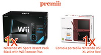 Castiga un Wii Sport Resort Pack sau un Nintendo DSi XL Wine Red