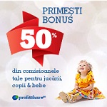 Castiga bonus de 50% din comisioanele inregistrate la categoria jucarii, copii & bebe de la eMAG