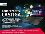 Castiga un laptop Asus