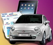 Castiga o masina Fiat 500 si 6 iPad 16 GB