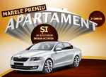 Castiga un apartament cu 2 camere, o masina Skoda Octavia si 92 tichete Sodexo de 500 de lei