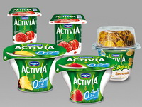 Castiga saptamanal iaurt Activia pentru o luna de zile