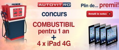 Castiga 4 tablete iPad 4G si combustibil pentru un an