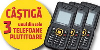 Castiga 3 telefoane mobile Evolve Phantom