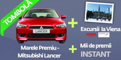 Castiga masina Mitsubishi Lancer, 4 excursii la Viena si 3 laptopuri Lenovo