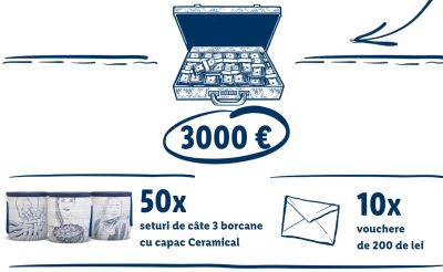 Câștigă 3.000 de euro cu produsele Cămara Noastră