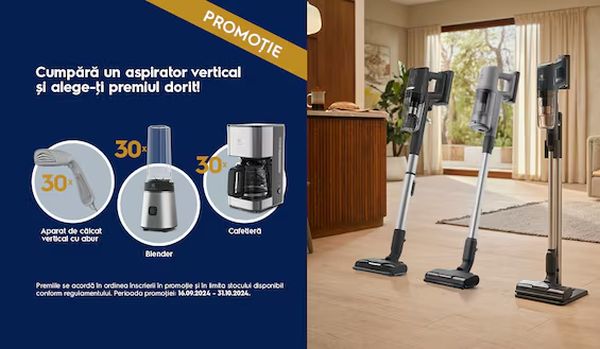 Câștigă 30 cafetiere Electrolux E3CM1-3ST