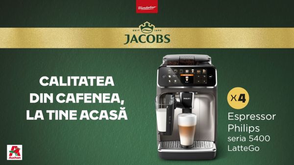 Câștigă 4 espressoare automate Philips LatteGo