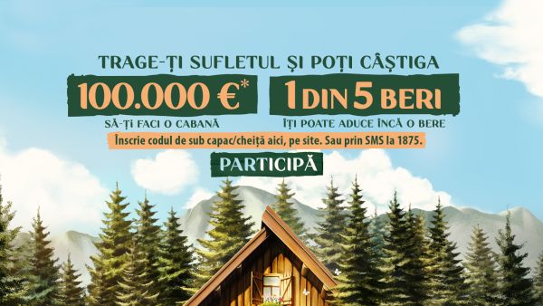 Câștigă 100.000 euro cu berea Caraiman