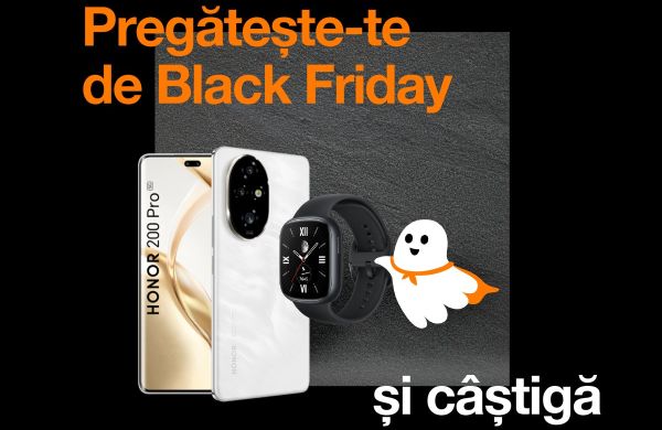 Câștigă 10 telefoane Honor 200 Pro 512GB 5G