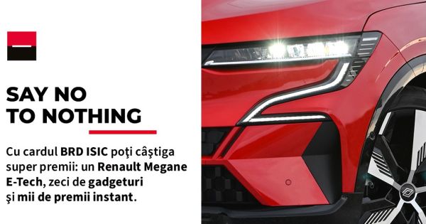 Câștigă o mașină electrică Renault Megane E-Tech