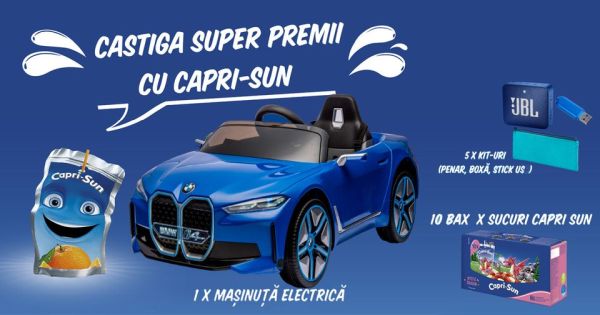 Câștigă o mașinuță electrică BMW i4