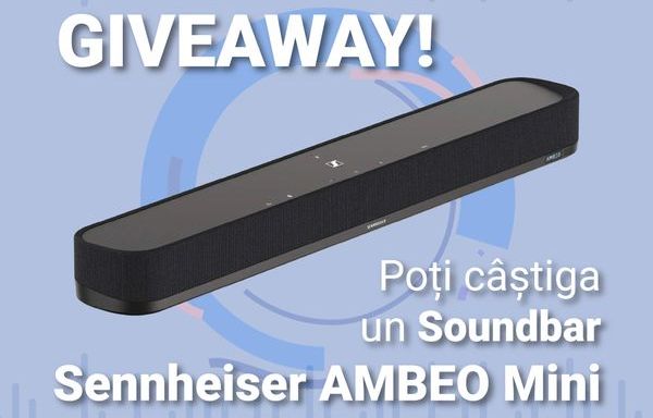 Câștigă un soundbar Sennheiser Ambeo Mini