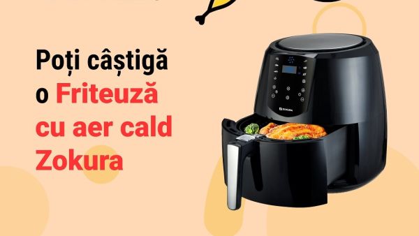 Câștigă o friteuză cu aer cald Zokura