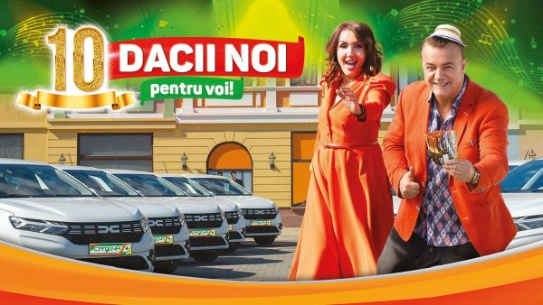 Concurs CATENA: câștigă 10 mașini Dacia Sandero