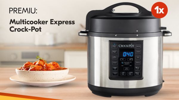 Câștigă un aparat Multicooker Crock-Pot Express