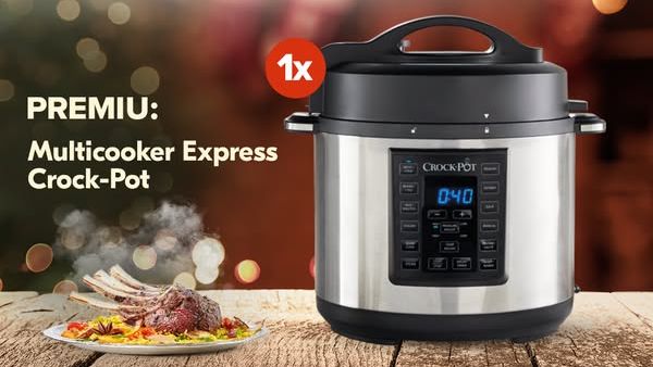 Câștigă un aparat Multicooker Crock-Pot Express