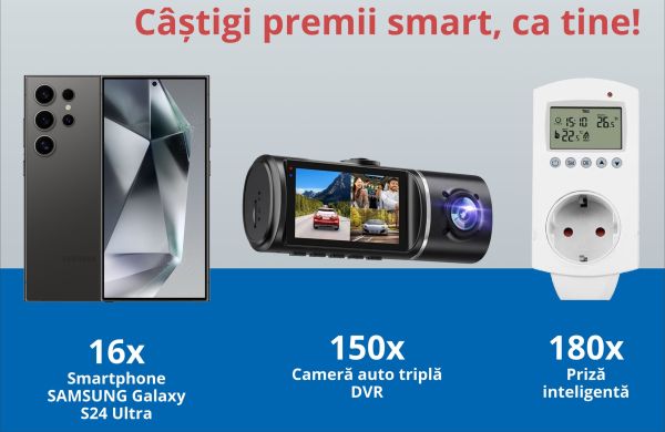 Câștigă 6 telefoane Samsung Galaxy S24 Ultra 512GB 5G