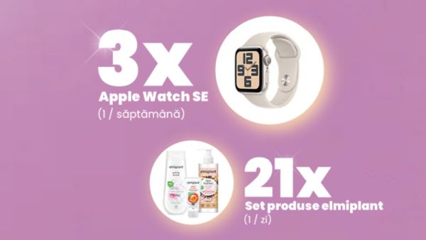 Câștigă 3 smartwatch-uri Apple Watch SE