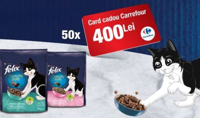 Câștigă 50 vouchere Carrefour în valoare de 400 lei fiecare