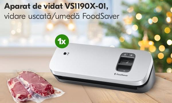 Câștigă un aparat de vidat alimente FoodSaver VS1190X-01