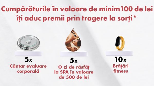 Câștigă 5 zile de răsfăț la Spa în valoare de 500 lei fiecare