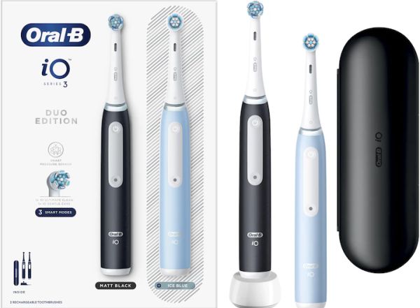 Câștigă un set de 2 periuțe de dinți electrice Oral-B iO3