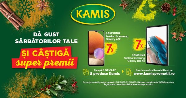 Câștigă 7 telefoane Samsung Galaxy A32