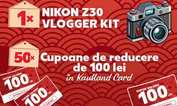 Câștigă un aparat foto mirrorless Nikon Z30 Vlogger Kit