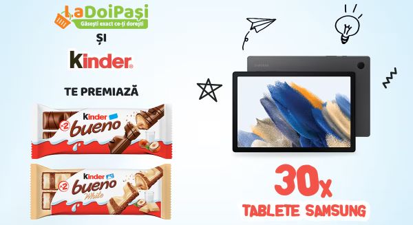 Câștigă 30 tablete Samsung Galaxy Tab A8