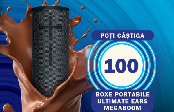 Câștigă 100 de boxe portabile Ultimate Ears MegaBoom 3