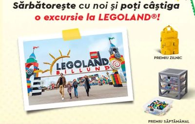 Câștigă o excursie cu familia la LEGOLAND Billund