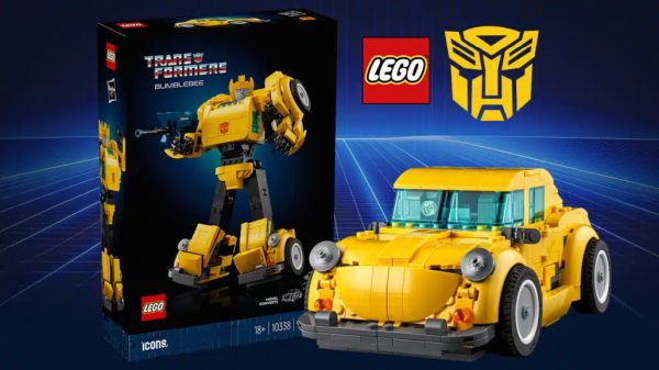Câștigă un set LEGO Icons Transformers Bumblebee