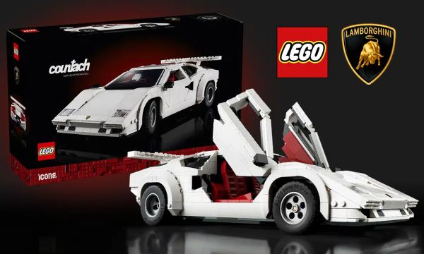 Câștigă un set LEGO Lamborghini Countach 5000 Quattrovalvole