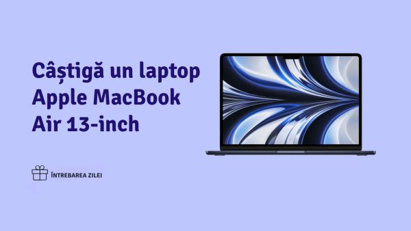 Câștigă un laptop Apple MacBook Air 13