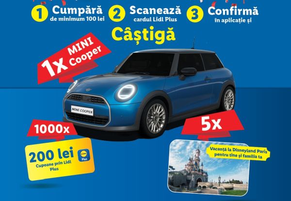 Câștigă o mașină Mini Cooper C