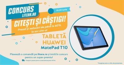 Câștigă o tabletă Huawei MatePad T10