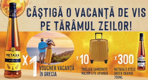 Câștigă o vacanță de vis în Grecia