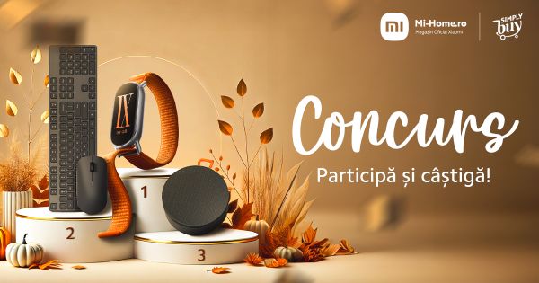 Câștigă o brățară fitness Xiaomi Smart Band 9