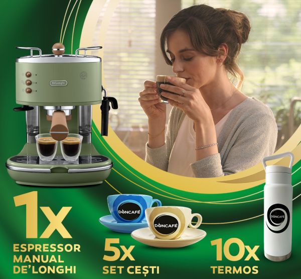 Câștigă un espressor manual DeLonghi