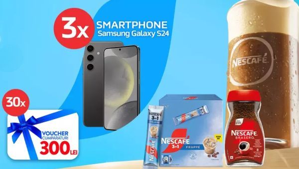 Câștigă 3 telefoane Samsung Galaxy S24 256GB 5G