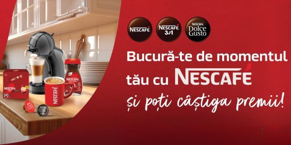 Câștigă 5 espressoare Nescafe Dolce Gusto Mini Me KP123810