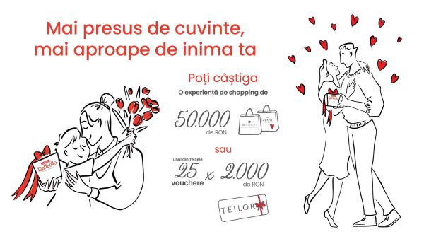 Câștigă o experiență de shopping în valoare de 50.000 lei