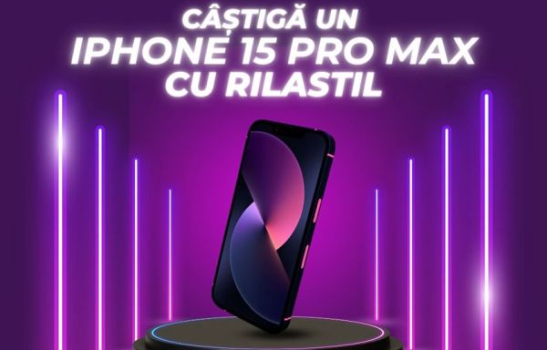 Câștigă un telefon iPhone 15 Pro Max 256GB 5G