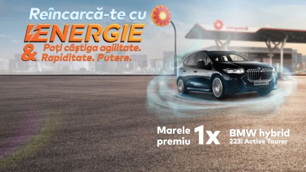 Concurs ROMPETROL: câștigă o mașină BMW 223i Active Tourer