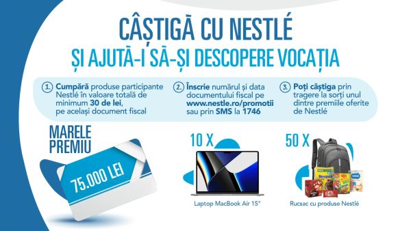 Câștigă 75.000 de lei ca să-ți descoperi vocația