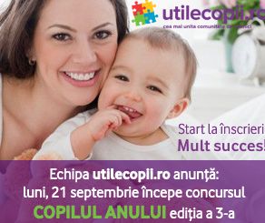 Concurs "Copilul Anului": castiga 1.000 lei + 3 x premii in valoare de 500 lei constand in produse Dr. Fischer