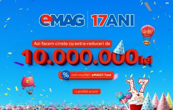 10 milioane de lei extra-reduceri de ziua eMAG