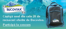 Castiga 20 de rucsacuri oferite de Bucovina