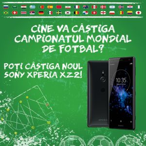 Câștigă noul smartphone Sony Xperia XZ2